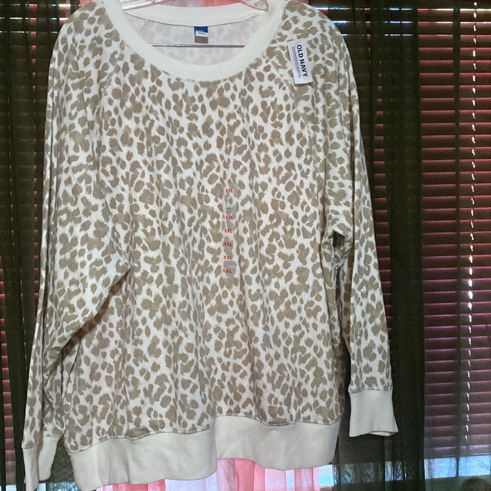 Animal print sweatshirt